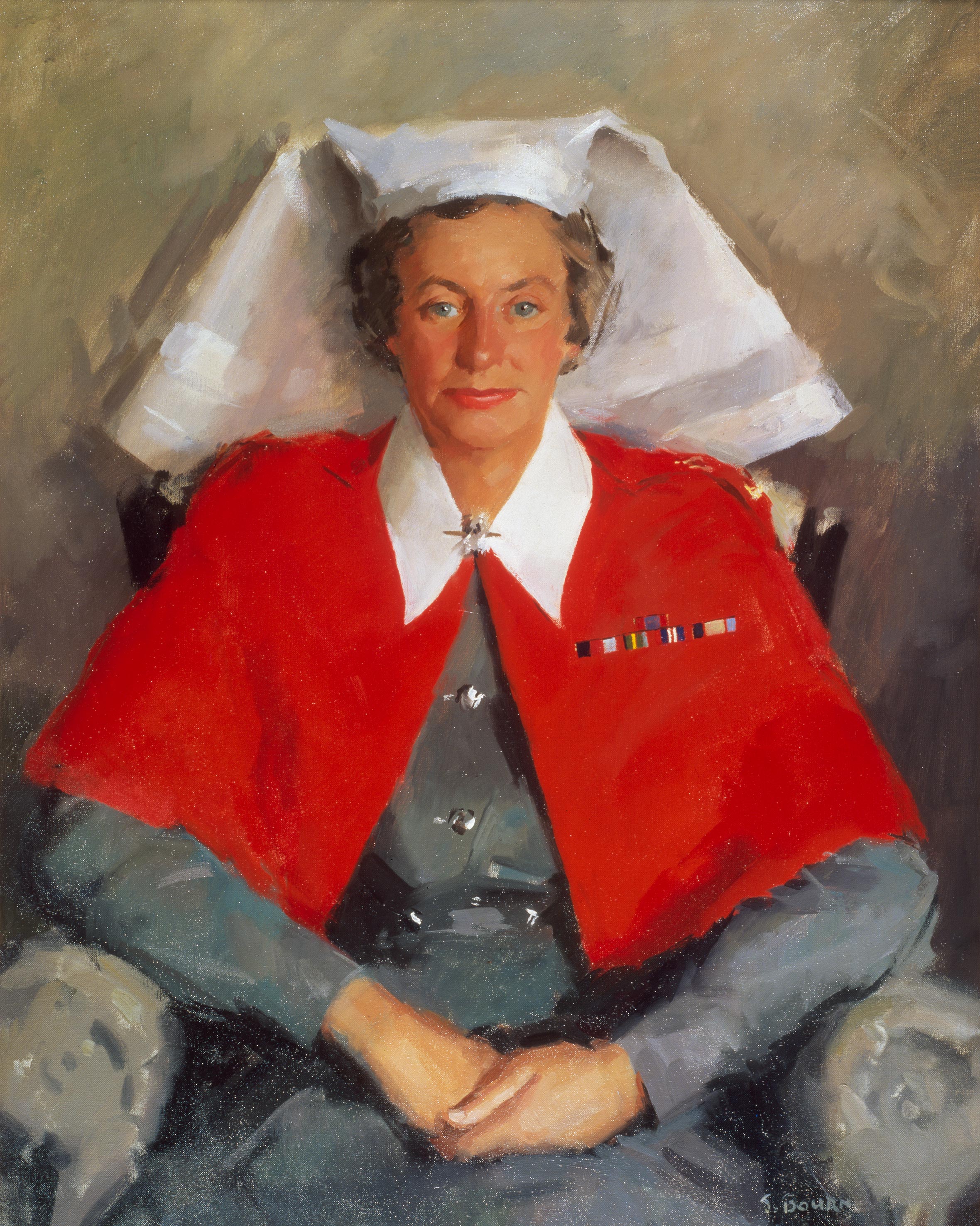 Painting of Vivian Bullwinkel